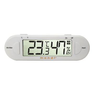 Mini Thermo-Hygrometer White