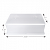 MONDI™ MINI GREENHOUSE 7” FROSTED W/EASY VENTS (MODEL# D101-90) - Image 2