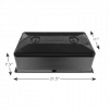 MONDI™ MINI GREENHOUSE 7” JET BLACK W/EASY VENTS (MODEL# D102-10) - Image 2