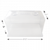 MONDI™ MEGA-MINI GREENHOUSE 12” CRYSTAL CLEAR W/EASY VENTS (MODEL# D105-00) - Image 2